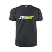 Für Subway haben wir das DEE Eigenmarken T-Shirt mit dem Firmenlogo veredelt.