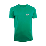 T-Shirt aus biologischer Baumwolle, individuell bestickt oder bedruckt. 
