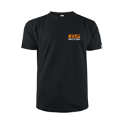 Schwarzes T-Shirt für AS-Motor aus der DEE Eigenproduktion. 